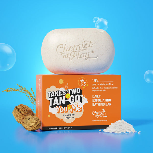 Daily Exfoliating Bathing Bar with 1.5% AHAs, Walnut & Rice - 100 gm