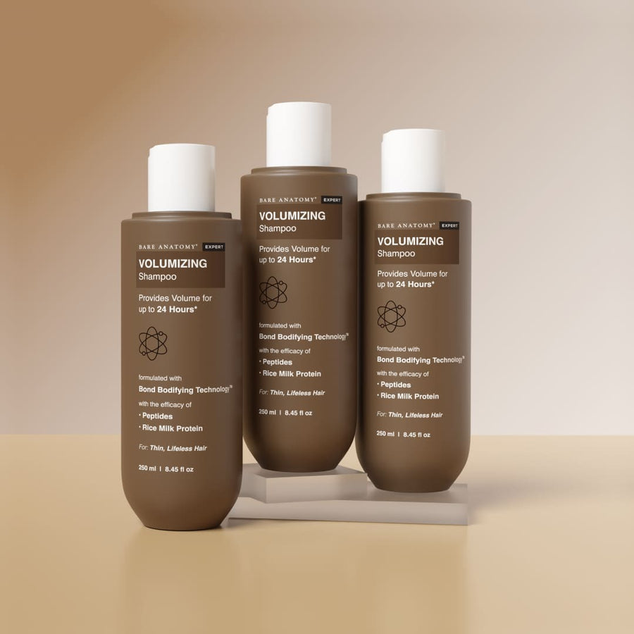 Volumizing Shampoo With Rice Milk Protein & Peptides - 250 ml | Pack of 3