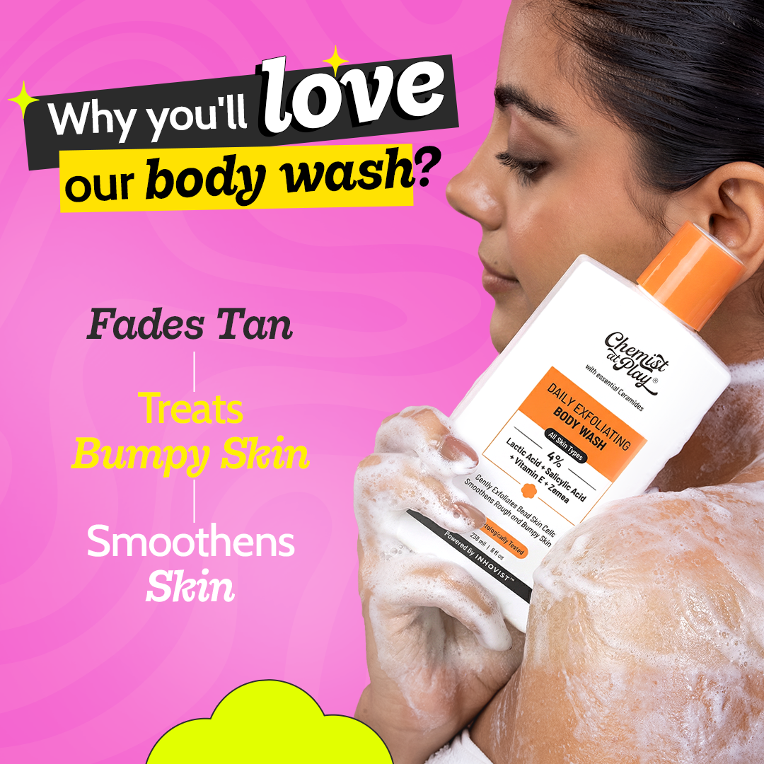 Daily Exfoliating Bestsellers | Exfoliating Face Scrub - 100ml | Body Wash - 236ml | Face Wash - 100ml