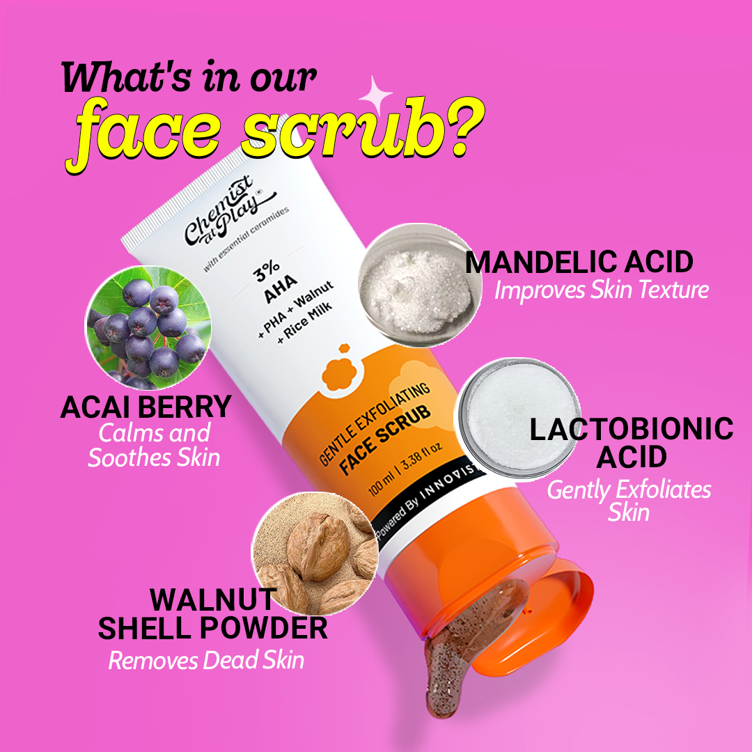 Daily Exfoliating Bestsellers | Exfoliating Face Scrub - 100ml | Body Wash - 236ml | Face Wash - 100ml