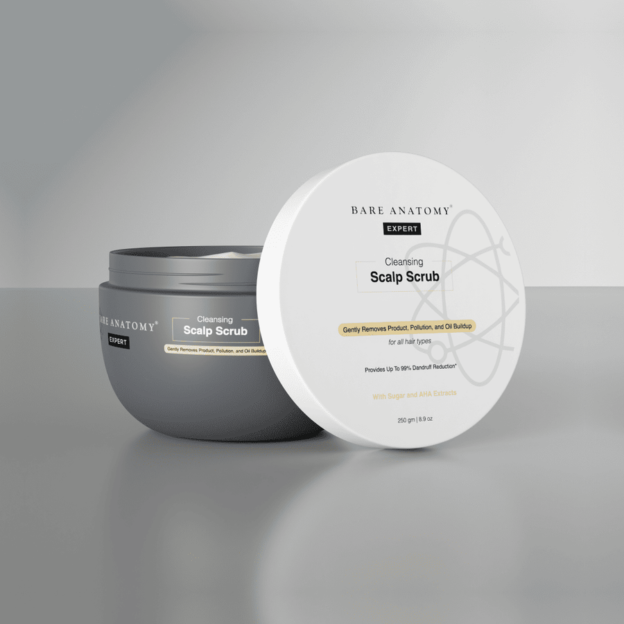 Cleansing Scalp Scrub With Natural AHAs and Sugar Exfoliant - 250 gm